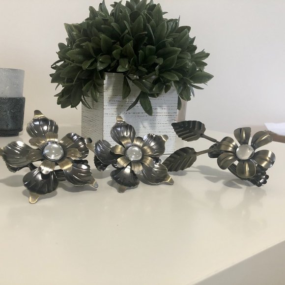 Flower Clip Curtain Tieback (Set of 3) - Picture 2 of 5